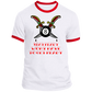The GHOATS Custom Design #36. Stay Ready Won't Have to Get Ready. Tattoo Style. Ver. 1/2. Ringer Tee
