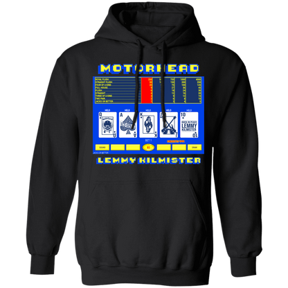 ArtichokeUSA Custom Design. Motorhead's Lemmy Kilmister's Favorite Video Poker Machine. Rock in Peace! Pullover Hoodie