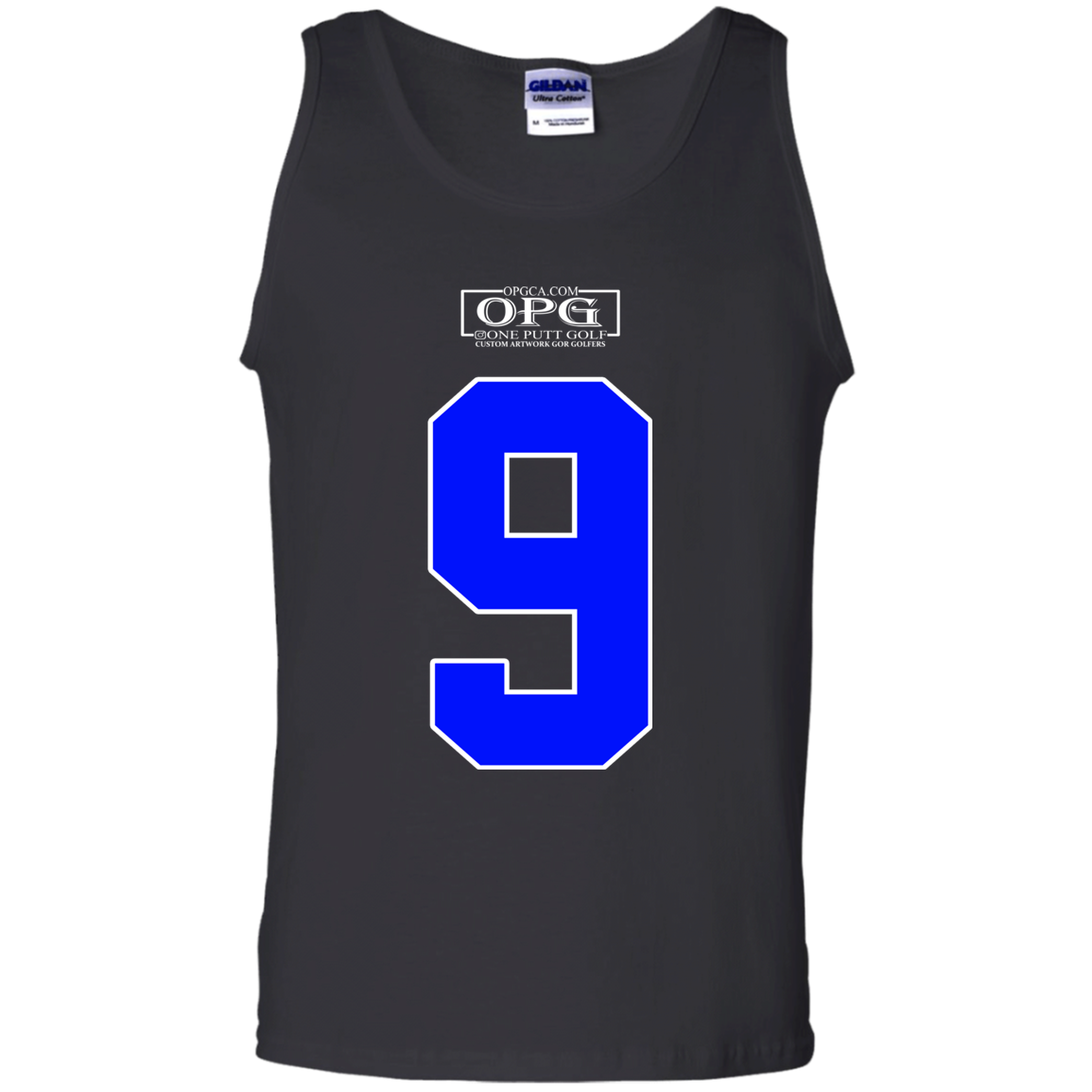 OPG Custom Design #17. Back 9. 6 oz 100% Cotton Tank Top