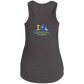 ArtichokeUSA Custom Design. Los Ramgeles. Fan Art. Ladies' Tri Racerback Tank