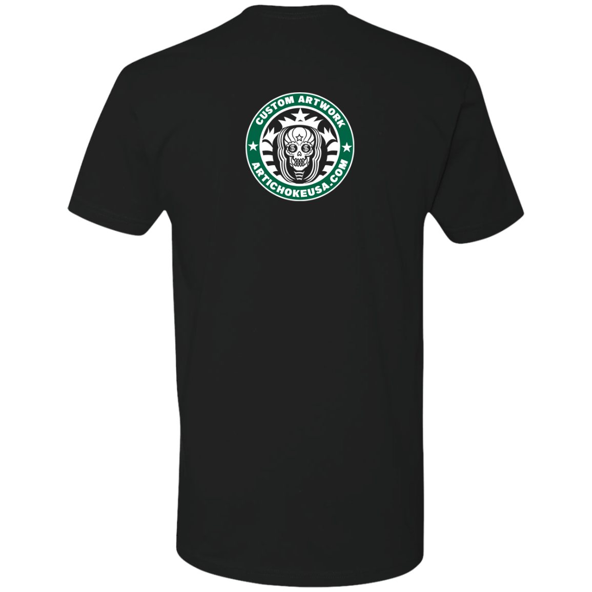ArtichokeUSA Custom Design. Money Can't Buy Happiness But It Can Buy You Coffee. Men's Premium Short Sleeve T-Shirt