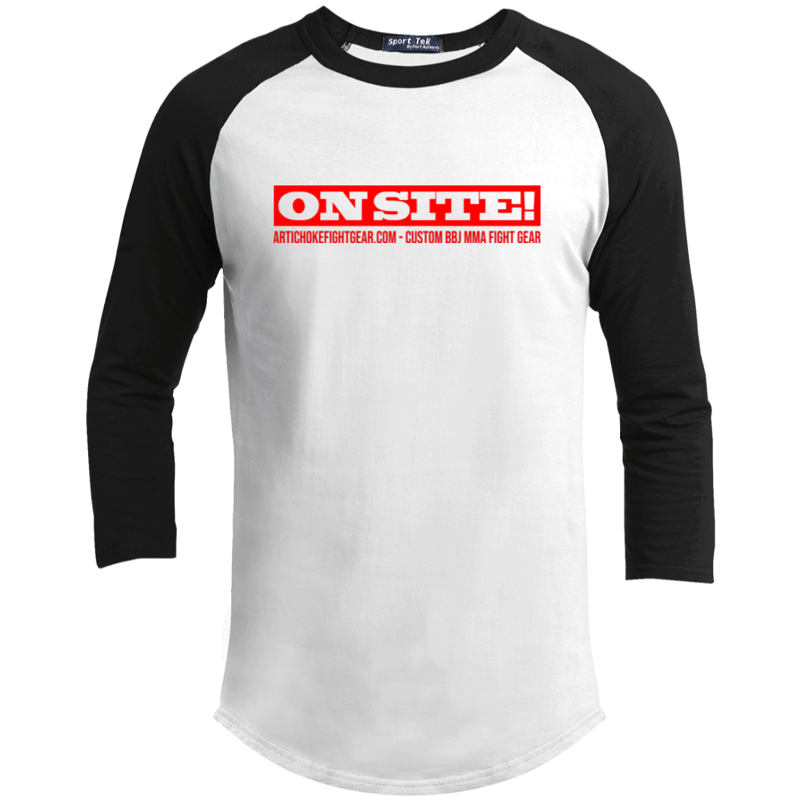 Artichoke Fight Gear Custom Design #14. ON SITE! Youth 3/4 Raglan Sleeve Shirt