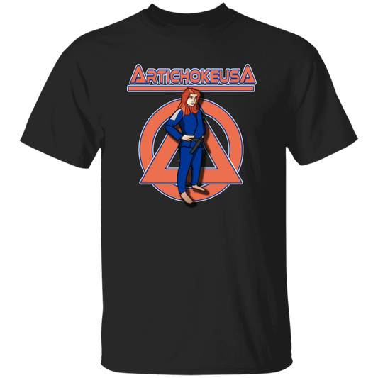 ArtichokeUSA Character and Font design. Let's Create Your Own Team Design Today. Amber. Youth 5.3 oz 100% Cotton T-Shirt