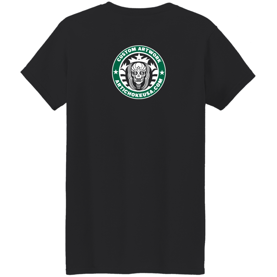 ArtichokeUSA Custom Design. Money Can't Buy Happiness But It Can Buy You Coffee. Ladies' 5.3 oz. T-Shirt