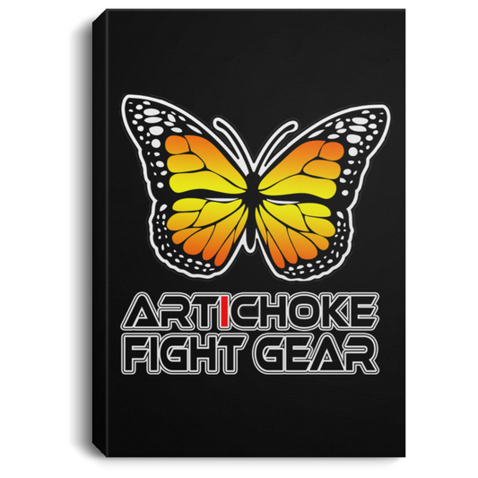 Artichoke Fight Gear Custom Design #7. Lepidopterology: The study of butterflies and moths. Butterfly Guard. It's a Jiu Jitsu Thing. Brazilian Edition. Portrait Canvas .75in Frame