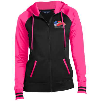OPG Custom Design #12. Golf America. Male Edition. Ladies' Sport-Wick® Full-Zip Hooded Jacket