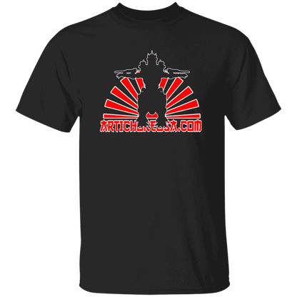 ArtichokeUSA Custom Design. Fan Art Mechagodzilla/Godzilla. Youth 5.3 oz 100% Cotton T-Shirt