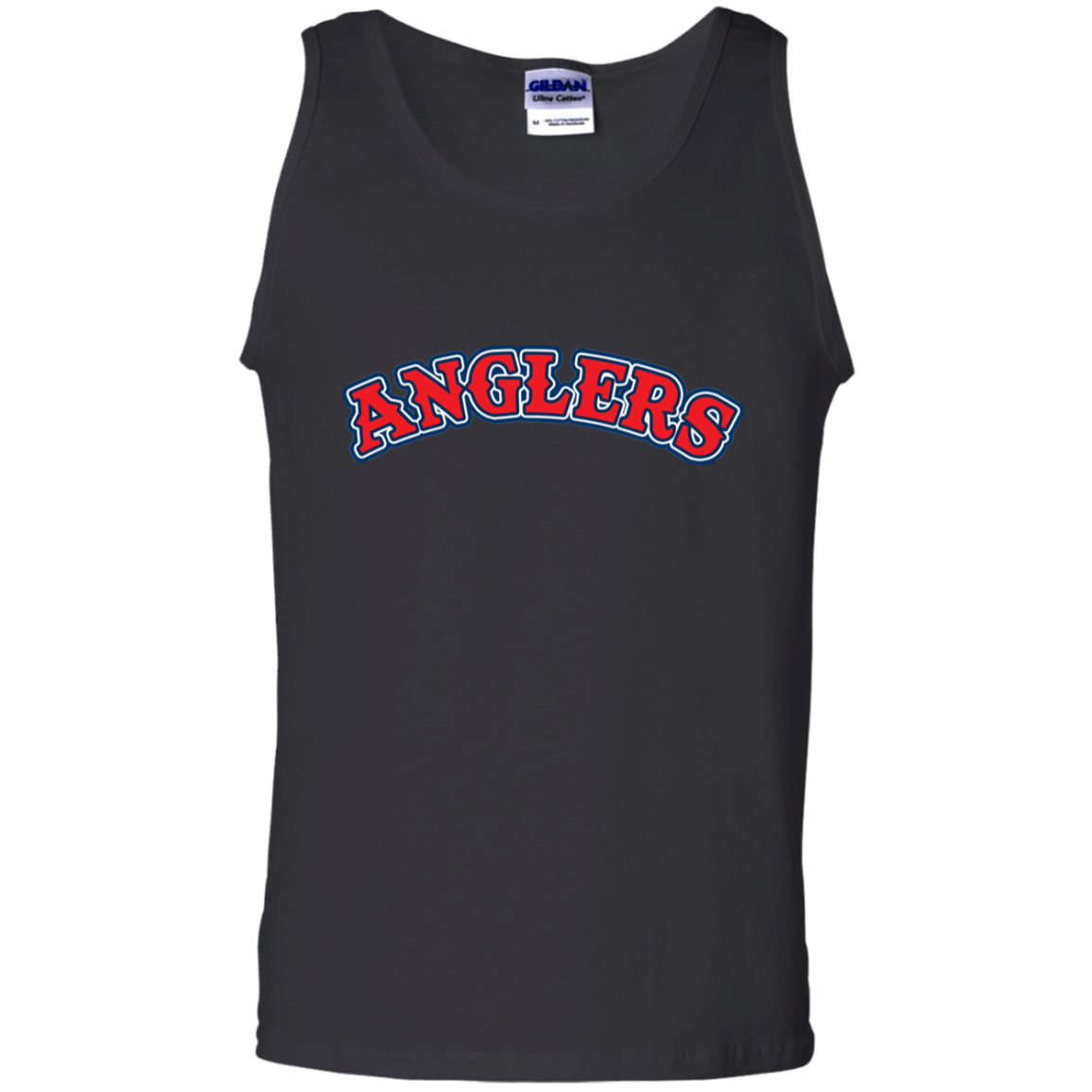 ArtichokeUSA Custom Design. Anglers. Southern California Sports Fishing. Los Angeles Angels Parody. 100% Cotton Tank Top