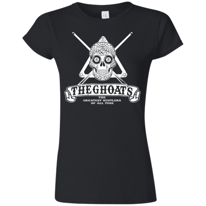 The GHOATS Custom Design #37. Sugar Skull Pool Theme. Ultra Soft Style Ladies' T-Shirt