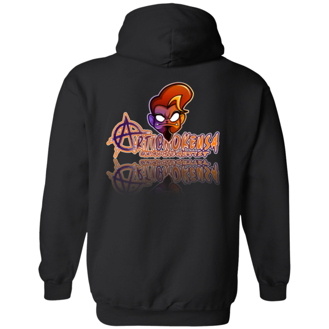 ArtichokeUSA Character & Font Design #1. Let's Design Your Own Design Today. Basic Pullover Hoodie