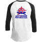Artichoke Fight Gear Custom Design #4. MLB style BJJ. Youth 3/4 Raglan Sleeve Shirt