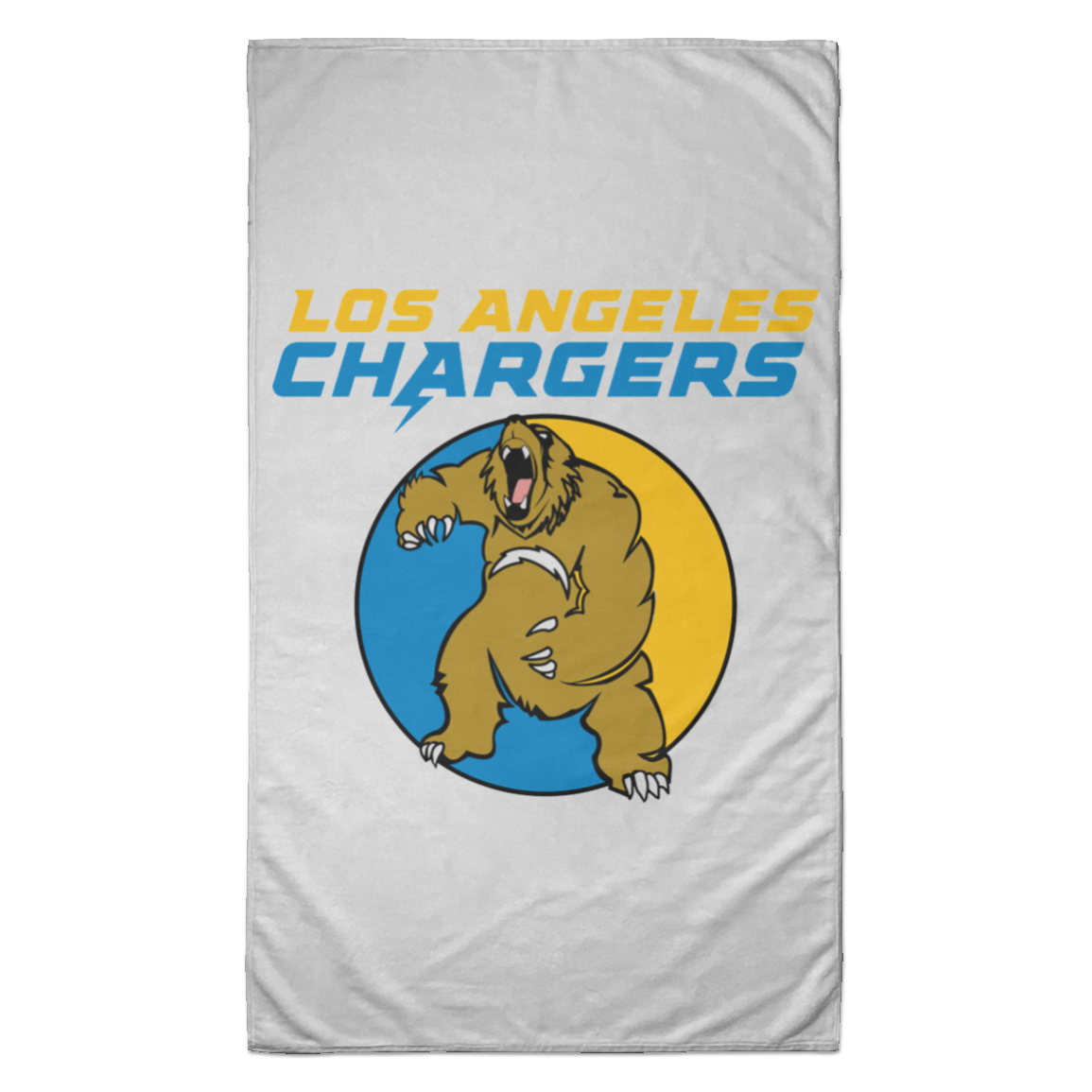 ArtichokeUSA Custom Design. Los Angeles Chargers Fan Art. Towel - 35x60