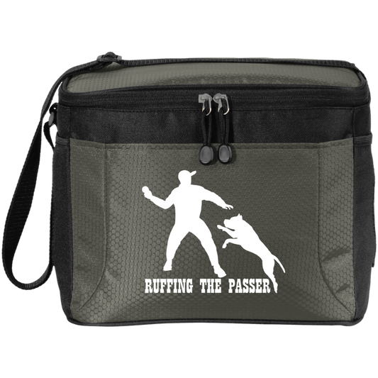 ArtichokeUSA Custom Design. Ruffing the Passer. Pitbull Edition. Male Version. 12-Pack Cooler