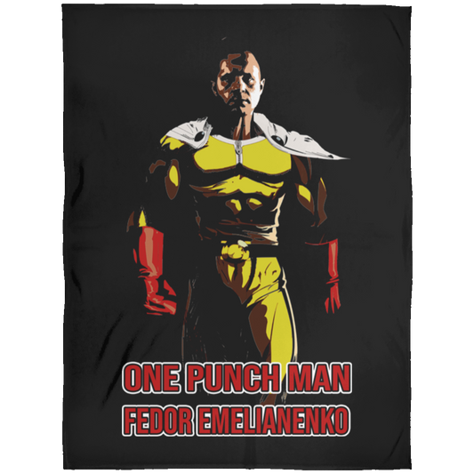 ArtichokeUSA Custom Design. One Punch Fedor. Fedor Emelianenko/One Punch Man Fan Art. Fleece Blanket 60x80