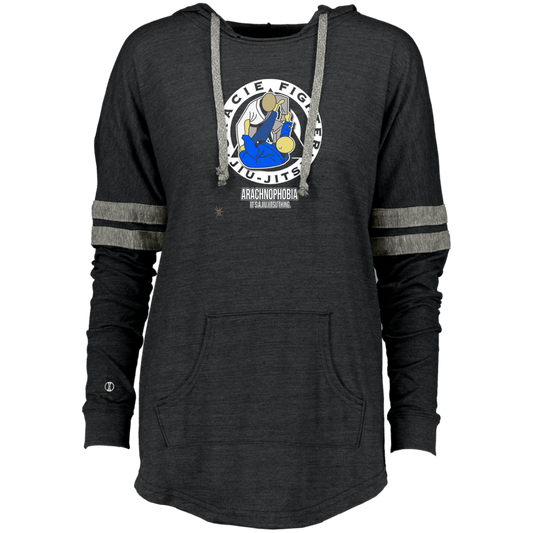 Artichoke Fight Gear Custom Design #1. Arachnophobia: Fear of Spiders. Spider Guard. It's a Jiu Jitsu Thing. Ladies Hooded Low Key Pullover