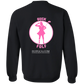 OPG Custom Design #19. GUCK FOLF. Female Edition. Crewneck Pullover Sweatshirt