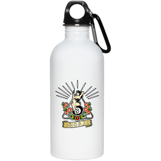 Custom design #16. Pin up GHOAT. Pool. 20 oz. Stainless Steel Water Bottle
