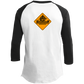 ArtichokeUSA Custom Design. Art Work Ahead. 24,901 Miles (Miles Around the Earth). Youth 3/4 Raglan Sleeve Shirt