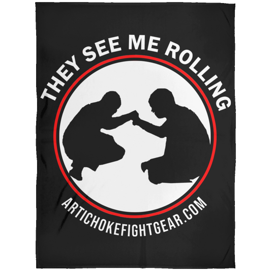 Artichoke Fight Gear Custom Design #16. They See Me Rolling. Fleece Blanket 60x80