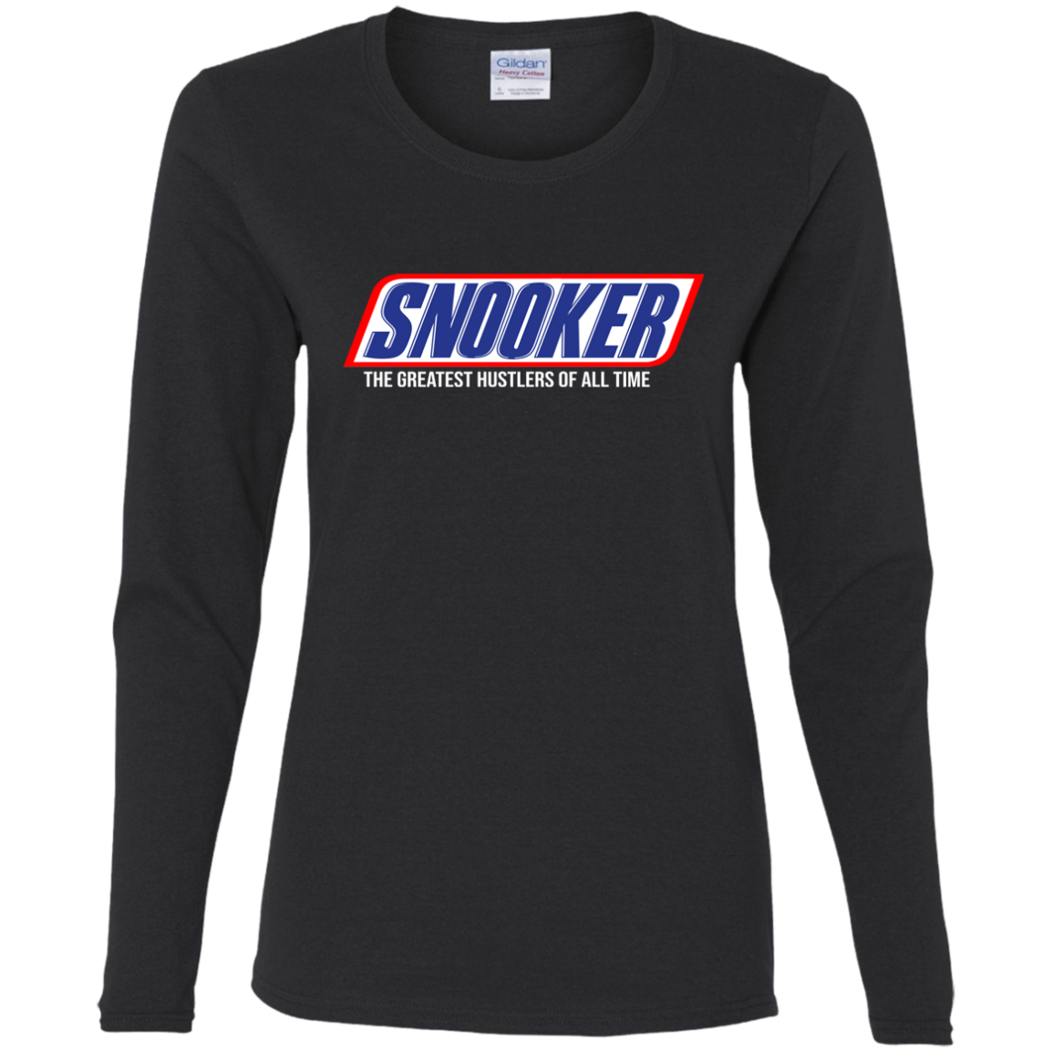 The GHOATS Custom Design. #35 SNOOKER. Ladies' Cotton LS T-Shirt