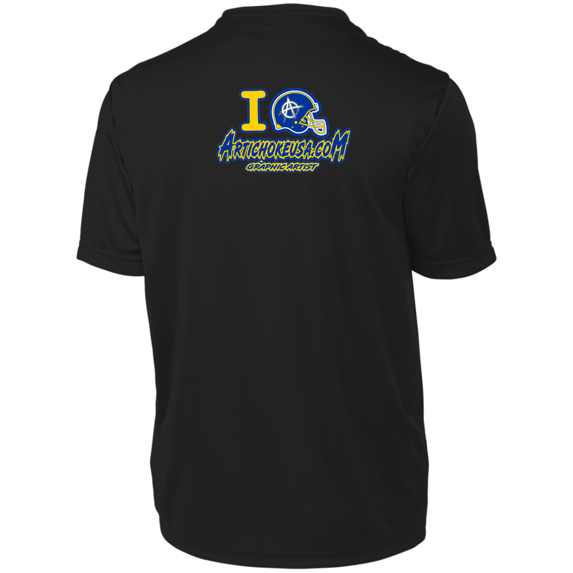 ArtichokeUSA Custom Design. Los Ramgeles. Fan Art. Men's Moisture-Wicking Tee