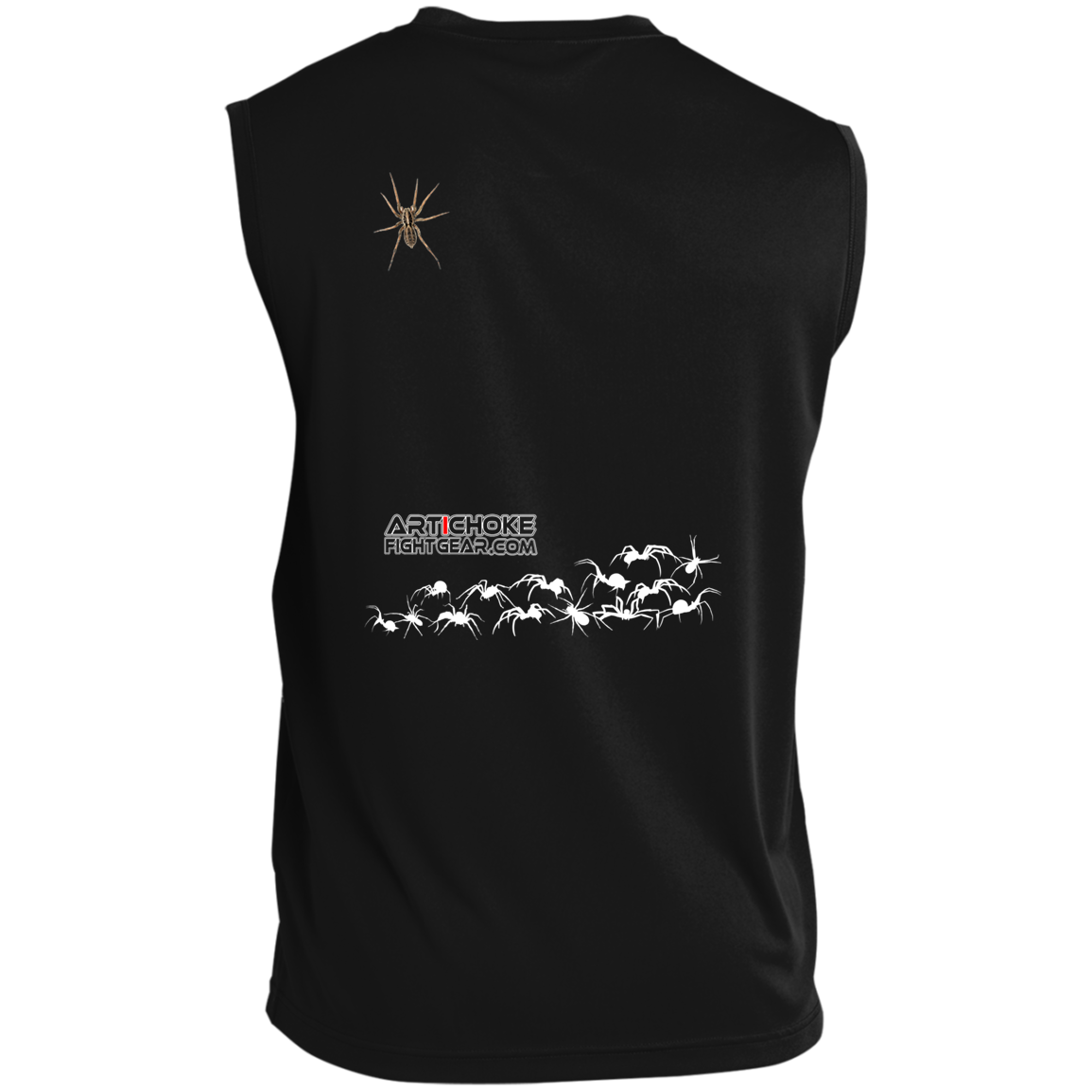 Artichoke Fight Gear Custom Design #1. Arachnophobia: Fear of Spiders. Spider Guard. It's a Jiu Jitsu Thing. Men’s Sleeveless