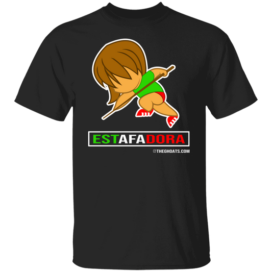 The GHOATS Custom Design. #30 Estafadora. (Spanish translation for Female Hustler). Basic Cotton T-Shirt