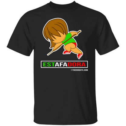 The GHOATS Custom Design. #30 Estafadora. (Spanish translation for Female Hustler). Basic Cotton T-Shirt