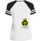 OPG Custom Design #21. May the course be with you. Star Wars Parody and Fan Art. Ladies' Game V-Neck T-Shirt