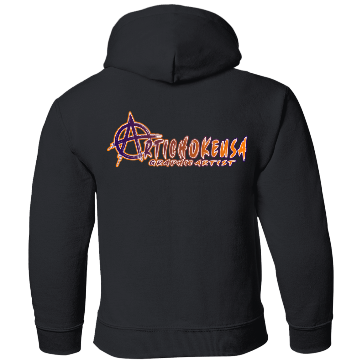 ArtichokeUSA Character and Font Design. Let's Create Your Own Design Today. Youth Hoodie