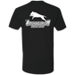 ArtichokeUSA Custom Design. Ruffing the Passer. Pitbull Edition. Male Version. Men's Premium Short Sleeve T-Shirt