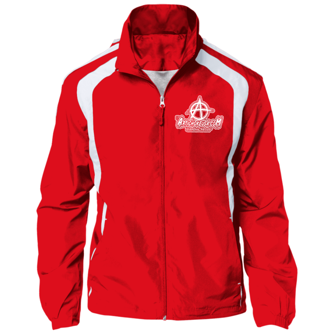 Embroidered Jersey-Lined Jacket