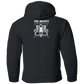 The GHOATS Custom Design #1. Active Shooter. Youth Pullover Hoodie