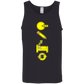 Artichoke Custom Design. Eat. Draw. Sleep. Repeat. Cotton Tank Top 5.3 oz.