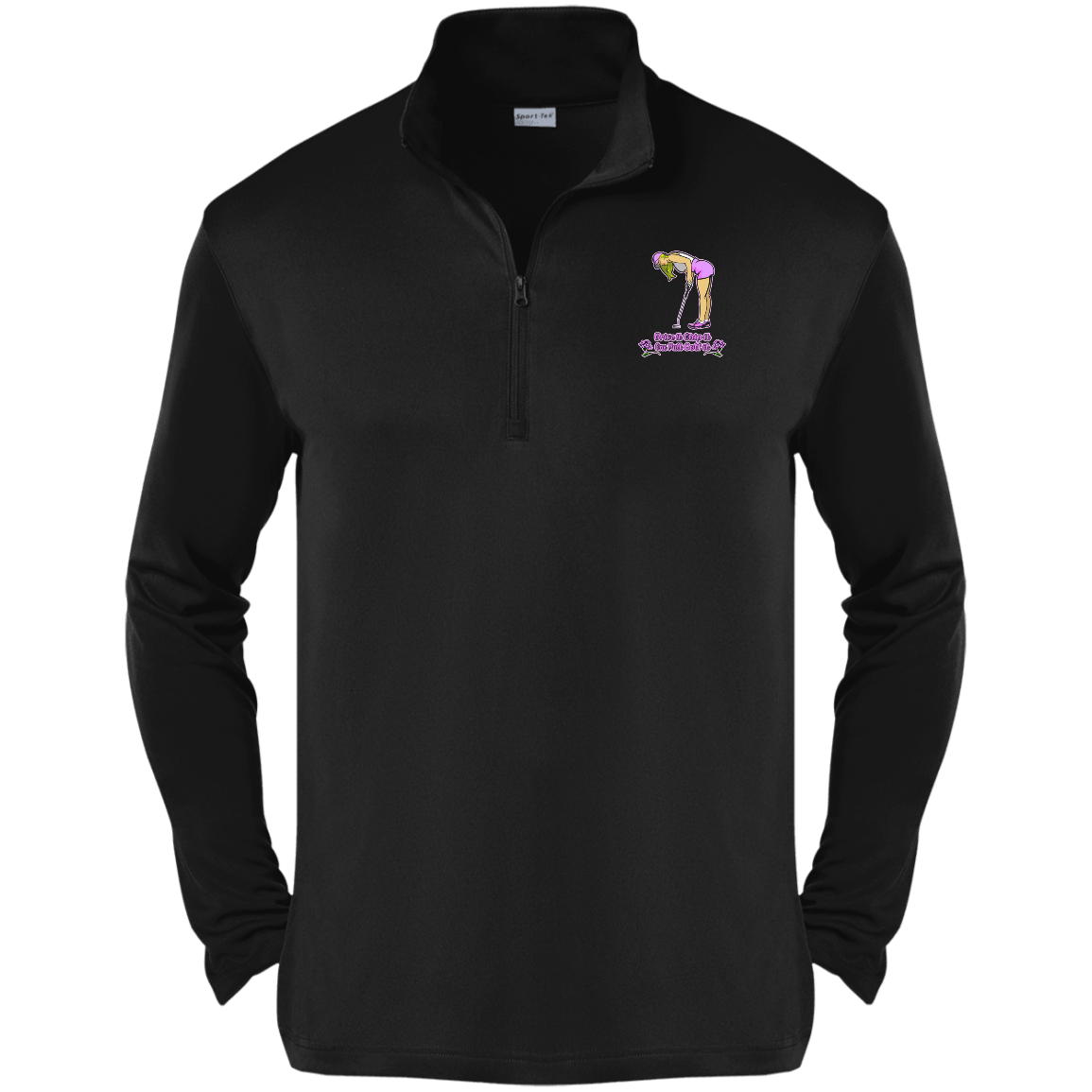OPG Custom Design #13. Drive it. Chip it. One Putt Golf it. 1/4-Zip Pullover 100% Polyester 1/4-Zip Pullover