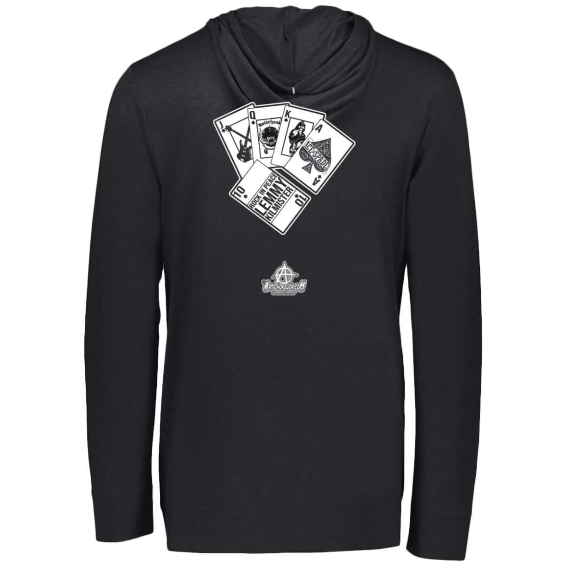 ArtichokeUSA Custom Design. Motorhead's Lemmy Kilmister's Favorite Video Poker Machine. Rock in Peace! Eco Triblend T-Shirt Hoodie