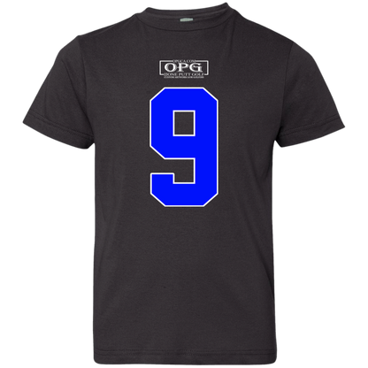 OPG Custom Design #17. Back 9. Youth Jersey T-Shirt