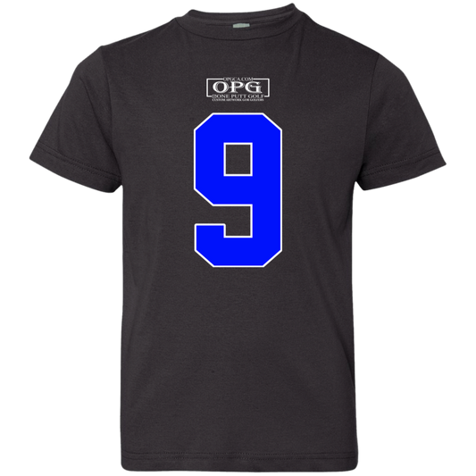 OPG Custom Design #17. Back 9. Youth Jersey T-Shirt