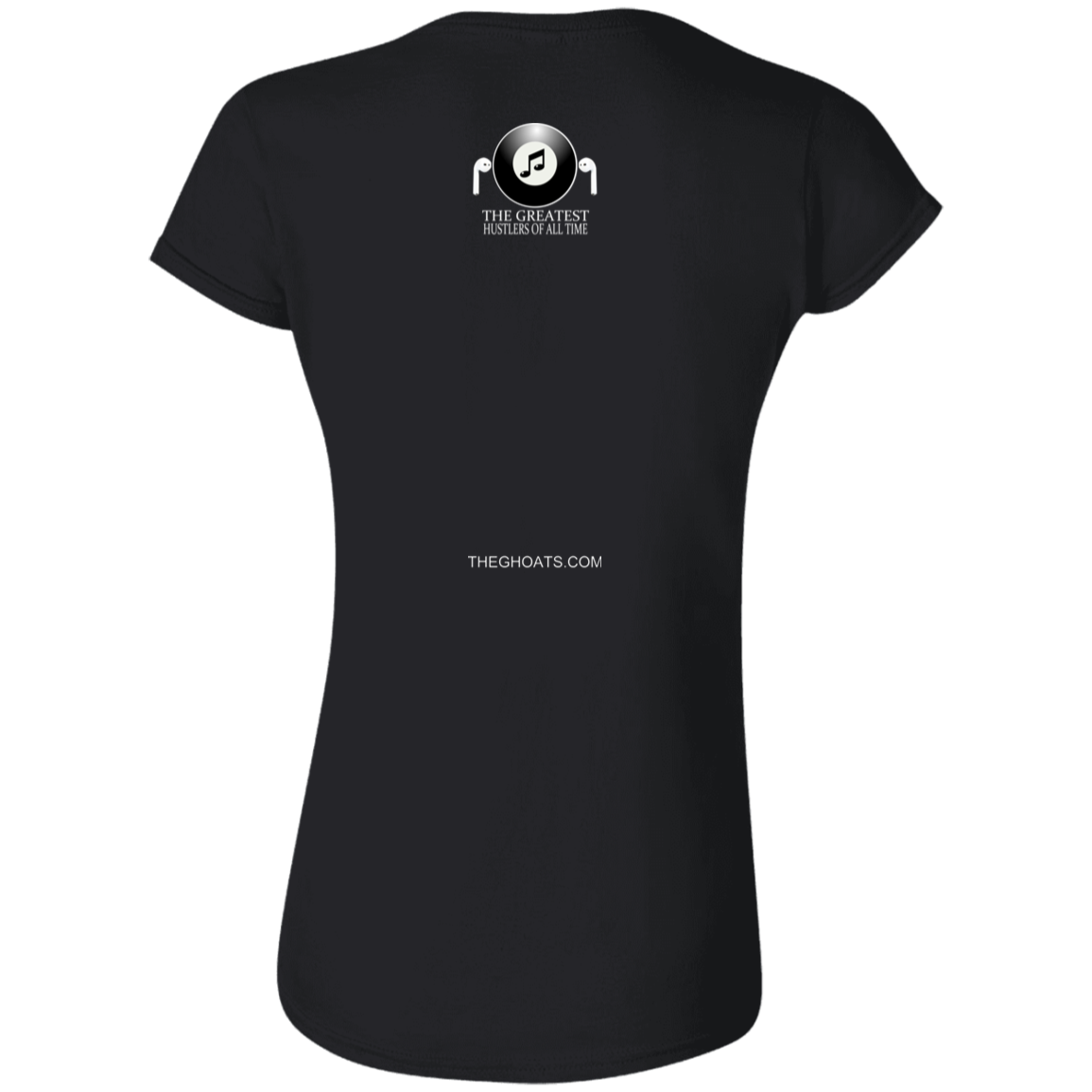 The GHOATS Custom Design. #19 Pool & Music. Ultra Soft Style Ladies' T-Shirt