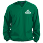 Embroidered Pullover V-Neck Windshirt