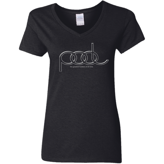 The GHOATS Custom Design. #3 POOL. APA Parody. Ladies' Basic V-Neck T-Shirt