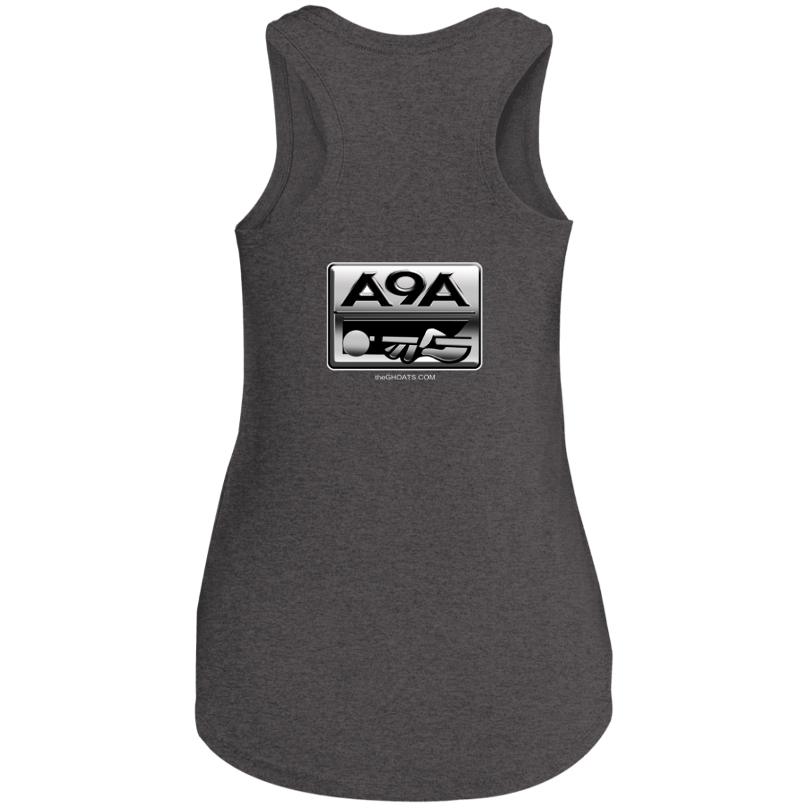 The GHOATS Custom Design. #3 POOL. APA Parody. Ladies' Perfect Tri Racerback Tank