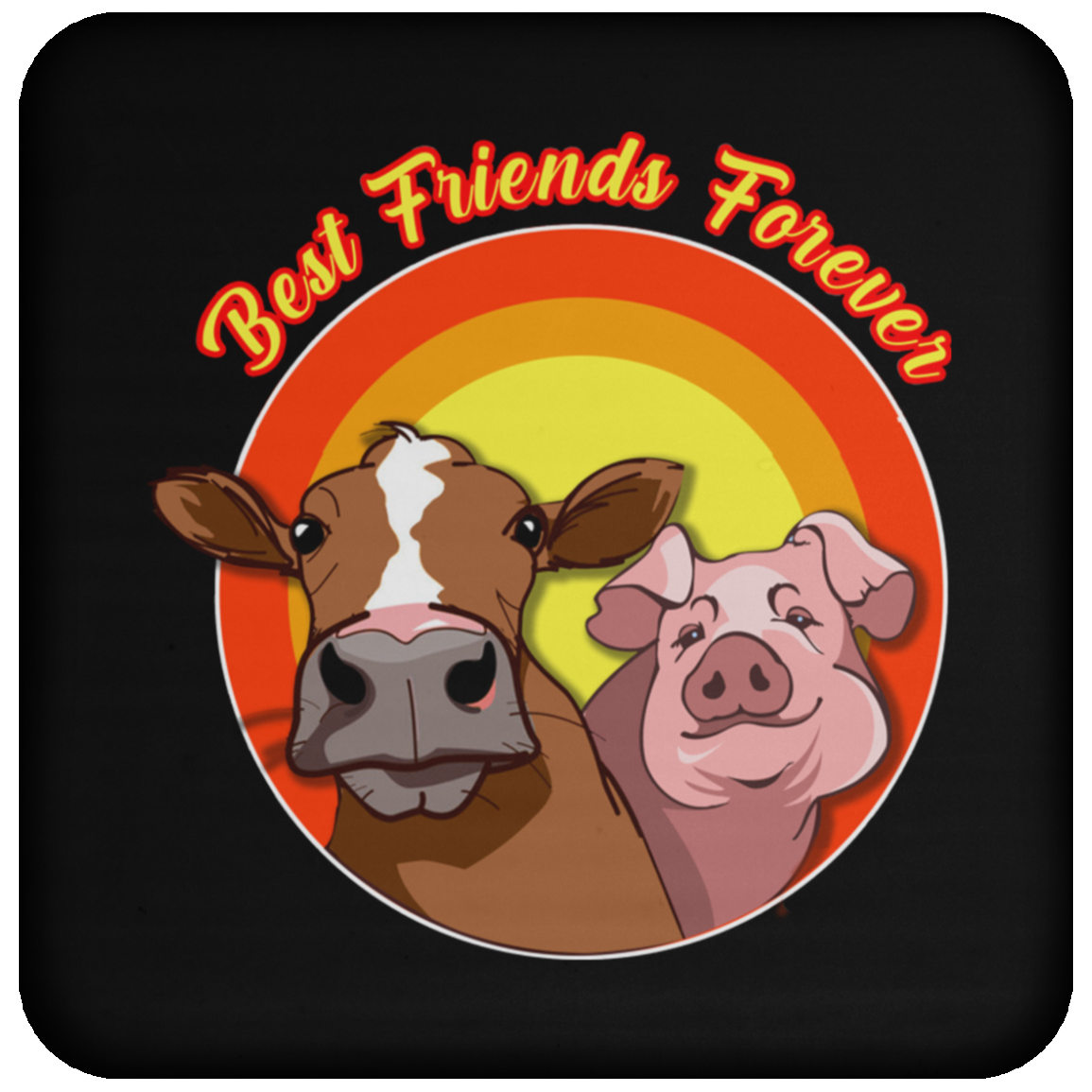 ArtichokeUSA Custom Design. Best Friends Forever. Bacon Cheese Burger. Coaster