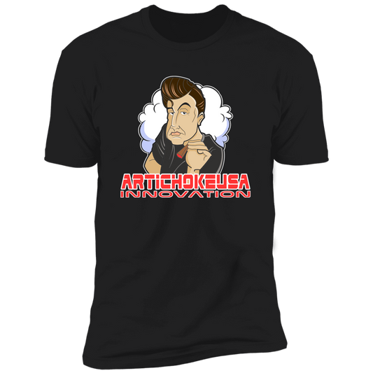 ArtichokeUSA Custom Design. Innovation. Elon Musk Parody Fan Art. Men's Premium Short Sleeve T-Shirt
