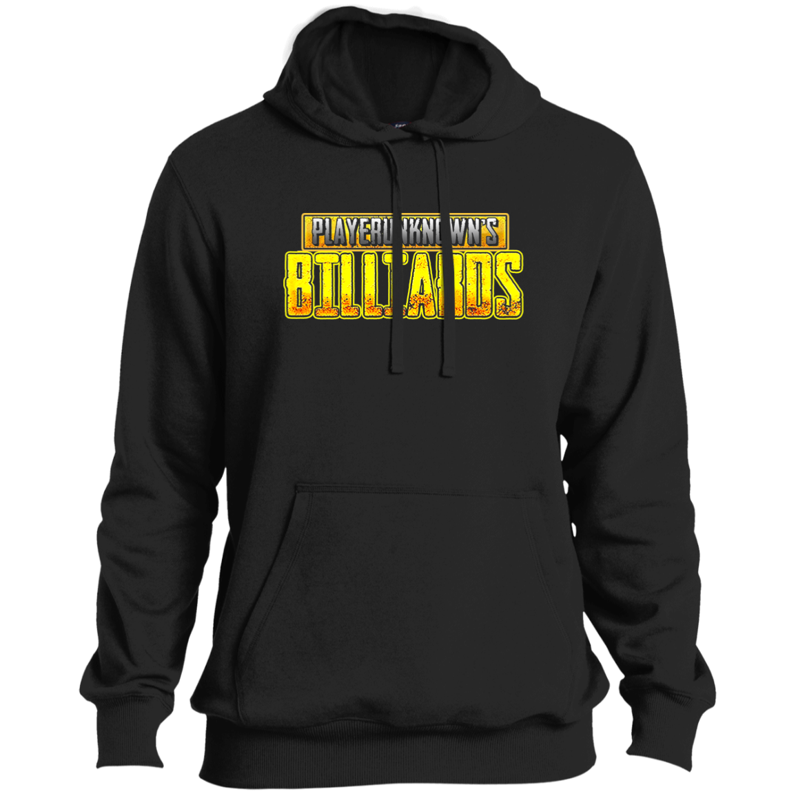 The GHOATS Custom Design. #27 PlayerUnknown's Billiards. PUBG Parody. Tall Pullover Hoodie