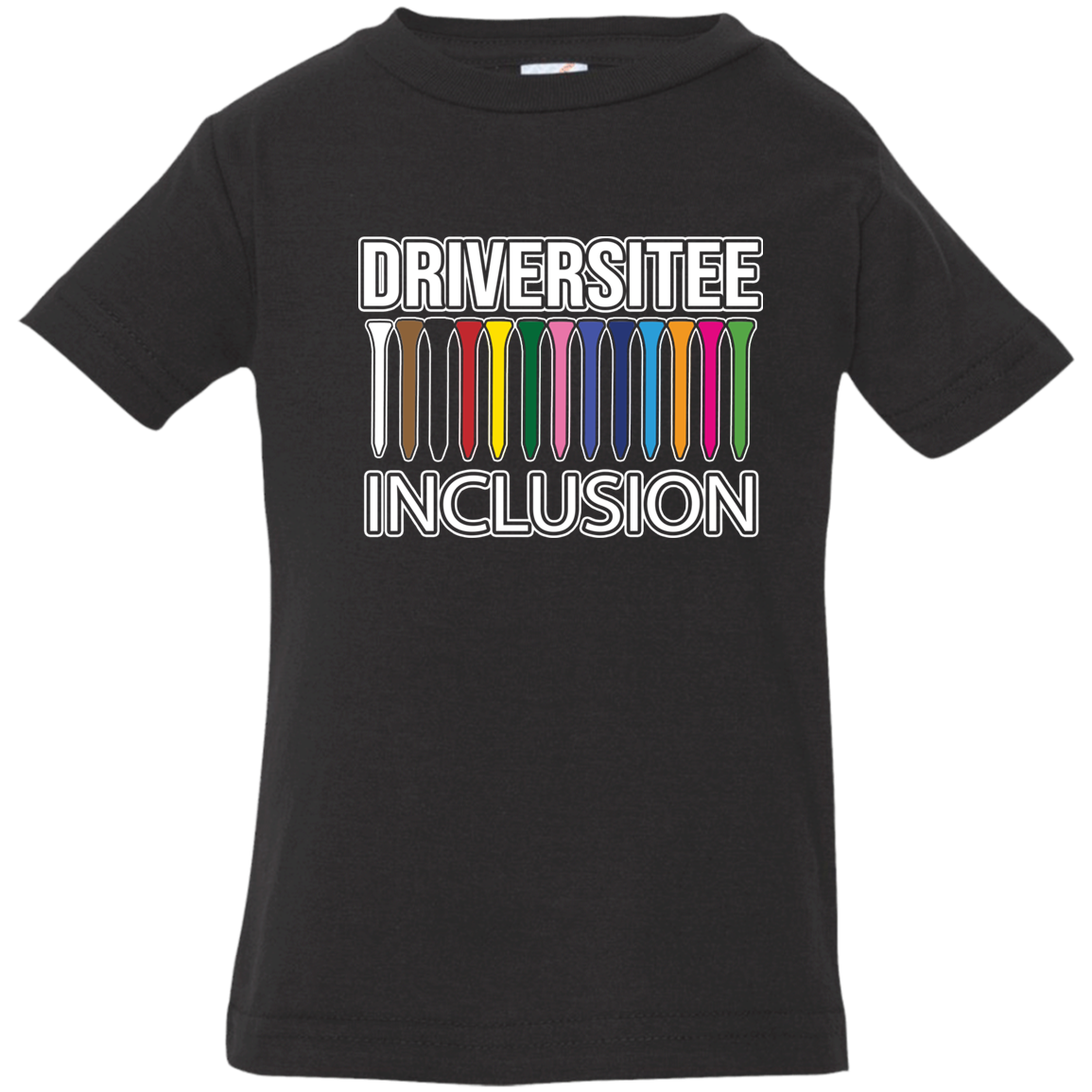 ZZZ#06 OPG Custom Design. DRIVER-SITEE & INCLUSION. Infant Jersey T-Shirt