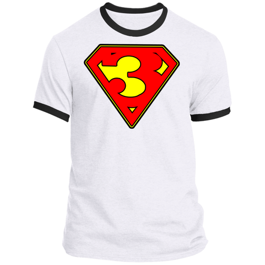 The GHOATS Custom Design. #38 Super 3. APA League. Ringer Tee