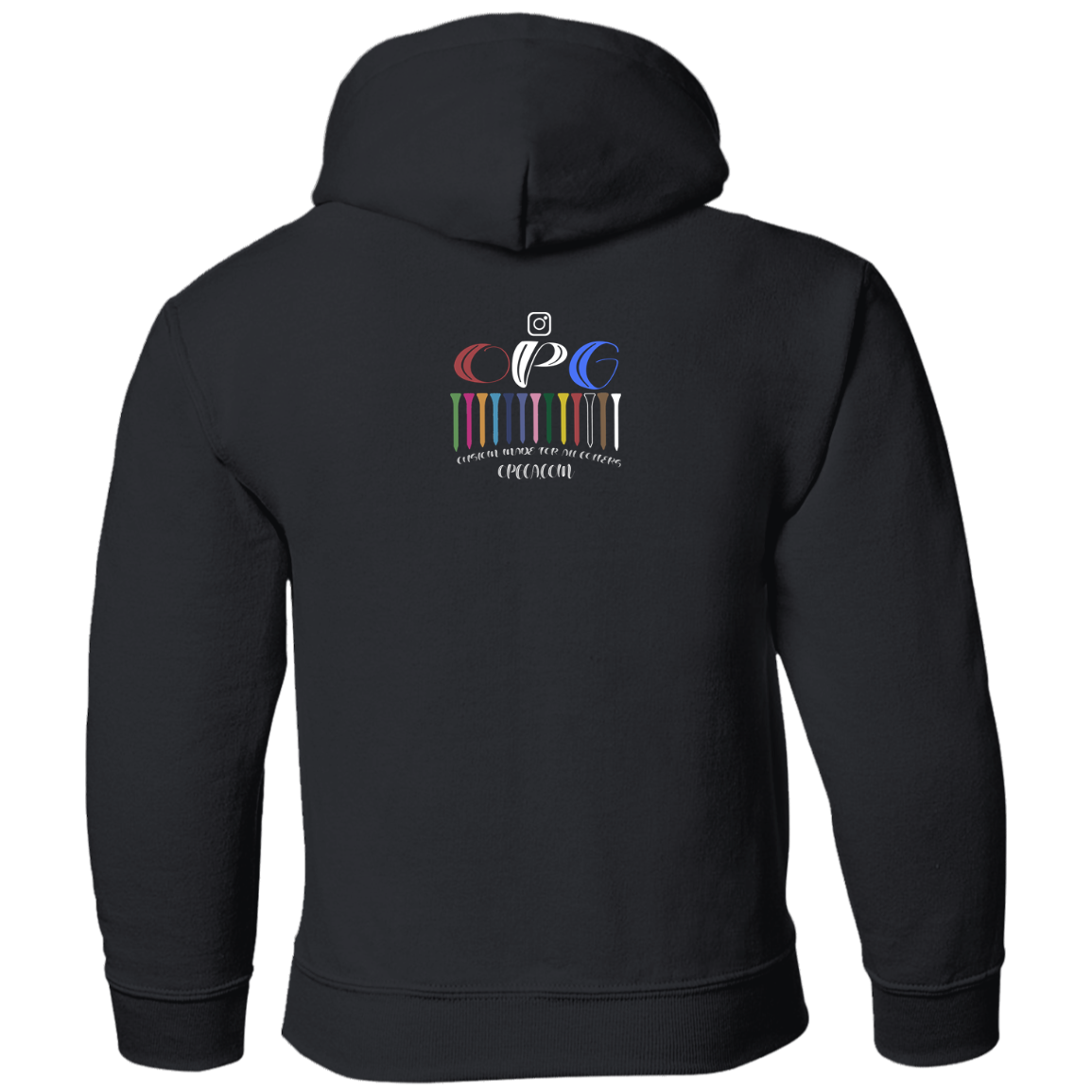 ZZZ#06 OPG Custom Design. DRIVER-SITEE & INCLUSION. Youth Pullover Hoodie