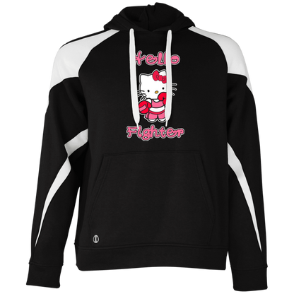 Artichoke Fight Gear Custom Design #13. Hello Fighter. Hello Kitty Parody Fan Art. MMA. 2 Tone Hoodie