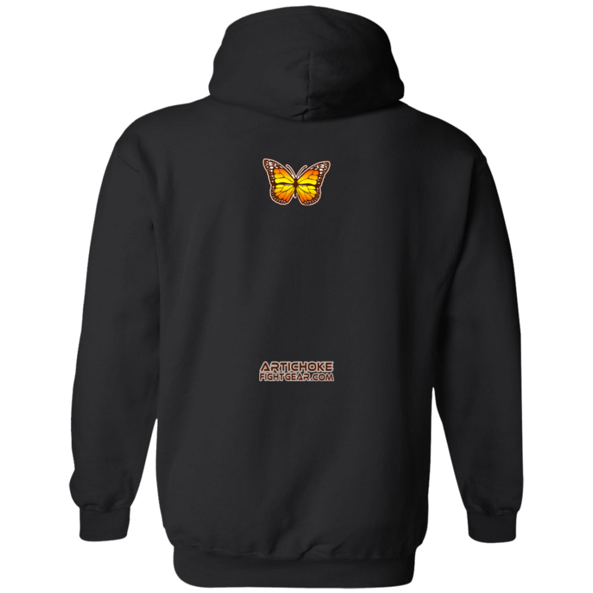 Artichoke Fight Gear Custom Design #6. Lepidopterology (Study of butterflies). Butterfly Guard. 50/50 Blend Pullover Hoodie